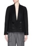 Main View - Click To Enlarge - STELLA MCCARTNEY - Double breasted velvet button wool melton jacket