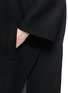 Detail View - Click To Enlarge - STELLA MCCARTNEY - Hooded wool Melton cape coat