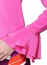 Detail View - Click To Enlarge - ROKSANDA - 'Myssen' bell sleeve silk crepe top