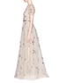 Figure View - Click To Enlarge - VALENTINO GARAVANI - Sequin starfish silk organza gown