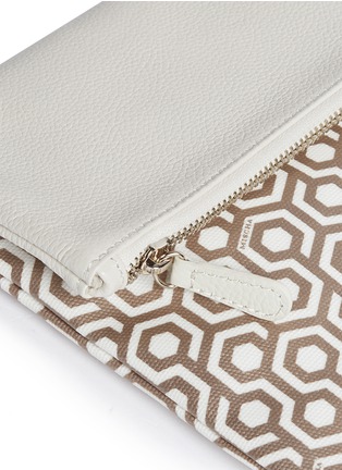 Detail View - Click To Enlarge - MISCHA - 'Travel Clutch' in classic hexagon print