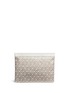 Back View - Click To Enlarge - MISCHA - 'Travel Clutch' in classic hexagon print