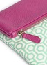 Detail View - Click To Enlarge - MISCHA - 'Travel Clutch' in classic hexagon print