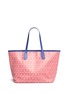 Back View - Click To Enlarge - MISCHA - 'Jet Set Tote' in classic hexagon print