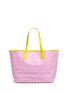 Main View - Click To Enlarge - MISCHA - 'Jet Set Tote' in classic hexagon print