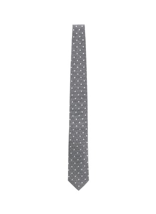 Main View - Click To Enlarge - ISAIA - Dot embroidery silk tie