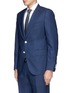 Front View - Click To Enlarge - ISAIA - 'Gregory' wool-silk suit