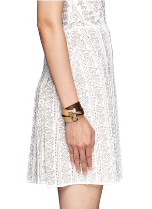 Figure View - Click To Enlarge - GIVENCHY - 'Obsedia' triple wrap bracelet