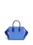 Back View - Click To Enlarge - STELLA MCCARTNEY - 'Cavendish' small faux suede and leather tote