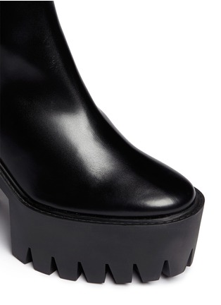 Detail View - Click To Enlarge - STELLA MCCARTNEY - Tread sole platform ankle boots