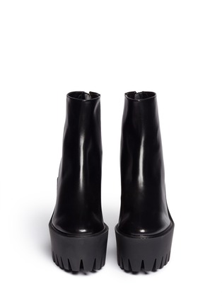 Figure View - Click To Enlarge - STELLA MCCARTNEY - Tread sole platform ankle boots