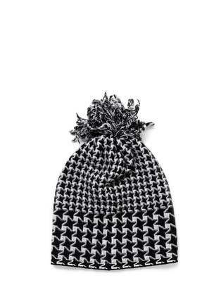Figure View - Click To Enlarge - STELLA MCCARTNEY - Mix houndstooth star beanie
