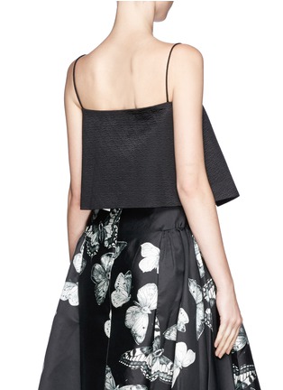 Back View - Click To Enlarge - CHICTOPIA - Jacquard cropped camisole