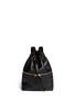 Main View - Click To Enlarge - MARNI - Mini leather bucket backpack