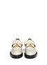 Figure View - Click To Enlarge - MARNI - Metal plate leather shoes