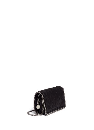 Front View - Click To Enlarge - STELLA MCCARTNEY - 'Falabella' quilted crossbody chain bag