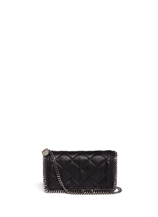 Main View - Click To Enlarge - STELLA MCCARTNEY - 'Falabella' quilted crossbody chain bag