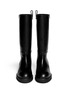 Figure View - Click To Enlarge - MARNI - Leather zip boots