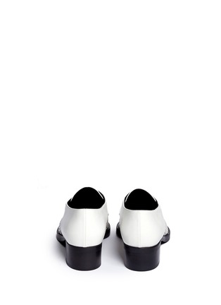 Back View - Click To Enlarge - STELLA MCCARTNEY - Check perforation Derbies