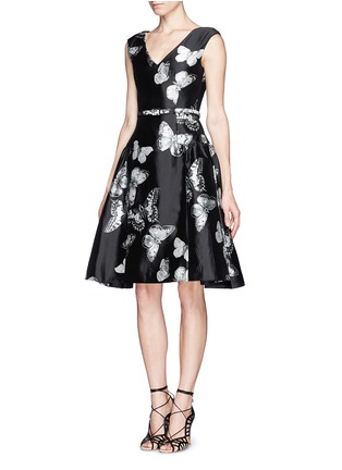 Figure View - Click To Enlarge - CHICTOPIA - Butterfly flare dress