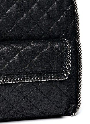 Detail View - Click To Enlarge - STELLA MCCARTNEY - 'Falabella' quilted backpack