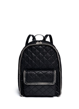 Main View - Click To Enlarge - STELLA MCCARTNEY - 'Falabella' quilted backpack