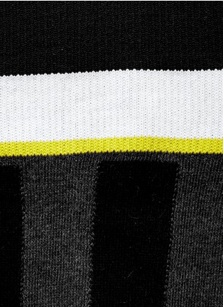 Detail View - Click To Enlarge - MARNI - Stripe cotton toeless socks