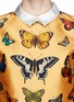 Detail View - Click To Enlarge - CHICTOPIA - Cropped butterfly print shirt