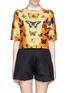 Main View - Click To Enlarge - CHICTOPIA - Cropped butterfly print shirt