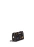 Front View - Click To Enlarge - STELLA MCCARTNEY - 'Falabella' jewelled crossbody chain bag
