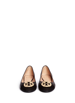 Figure View - Click To Enlarge - TORY BURCH - 'Serena 2' snake embossed leather ballet flats