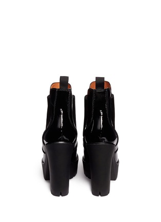 Back View - Click To Enlarge - MARC BY MARC JACOBS - 'Street Smart' Patent leather Chelsea boots