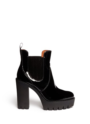 Main View - Click To Enlarge - MARC BY MARC JACOBS - 'Street Smart' Patent leather Chelsea boots