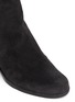 Detail View - Click To Enlarge - STUART WEITZMAN - 'Semi' elastic back suede wedge boots