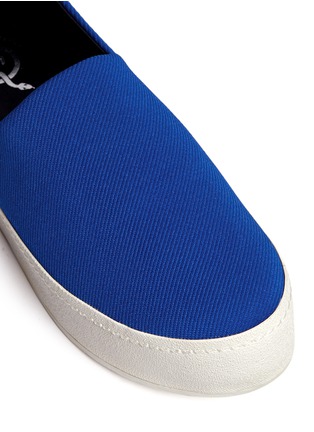 Detail View - Click To Enlarge - OPENING CEREMONY - Rib textile flatform slip-ons