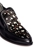 Detail View - Click To Enlarge - 10 CROSBY DEREK LAM - 'Dede' leopard print calf hair leather slip-ons