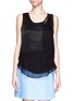 Main View - Click To Enlarge - MO&CO. EDITION 10 - Layered sleeveless silk top