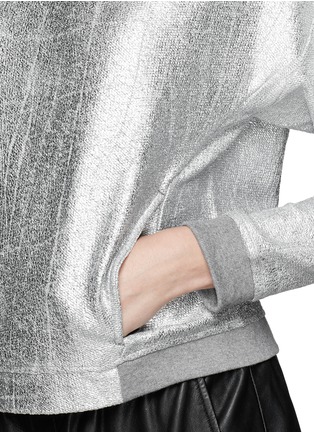 Detail View - Click To Enlarge - WHISTLES - Foil print sweatshirt