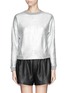 Main View - Click To Enlarge - WHISTLES - Foil print sweatshirt