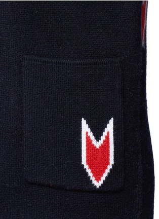 Detail View - Click To Enlarge - RAG & BONE - 'Jackson' arrowhead intarsia Merino wool knit cardigan