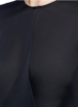 Detail View - Click To Enlarge - RAG & BONE - 'Max' drape wrap front silk blouse