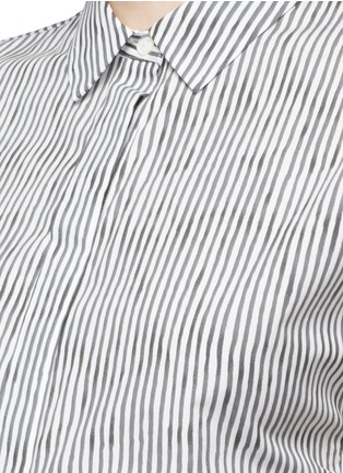 Detail View - Click To Enlarge - RAG & BONE - 'Ara' stripe tie back blouse