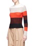 Front View - Click To Enlarge - RAG & BONE - 'Britton' stripe cropped sweater