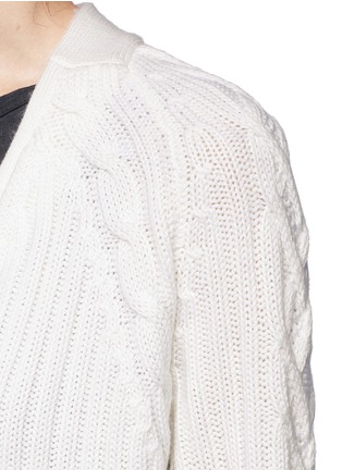Detail View - Click To Enlarge - RAG & BONE - 'Kiera' wool-cotton cardigan coat