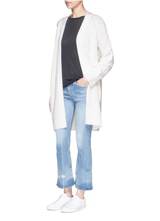 Figure View - Click To Enlarge - RAG & BONE - 'Kiera' wool-cotton cardigan coat
