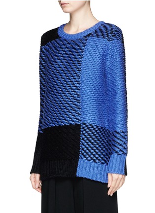 Front View - Click To Enlarge - RAG & BONE - 'Jessa' check knit sweater