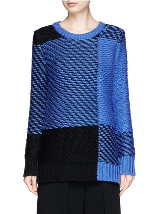 Main View - Click To Enlarge - RAG & BONE - 'Jessa' check knit sweater