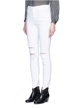 Front View - Click To Enlarge - J BRAND - 'Maria' high waist ripped skinny jeans