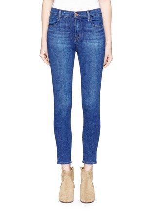 Main View - Click To Enlarge - J BRAND - 'Alana' high rise cropped denim pants