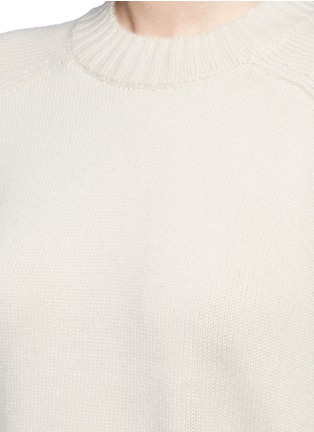 Detail View - Click To Enlarge - TIBI - Knotted tie cashmere sweater